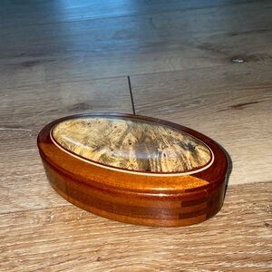 Buck Eye Burl Trinket Box